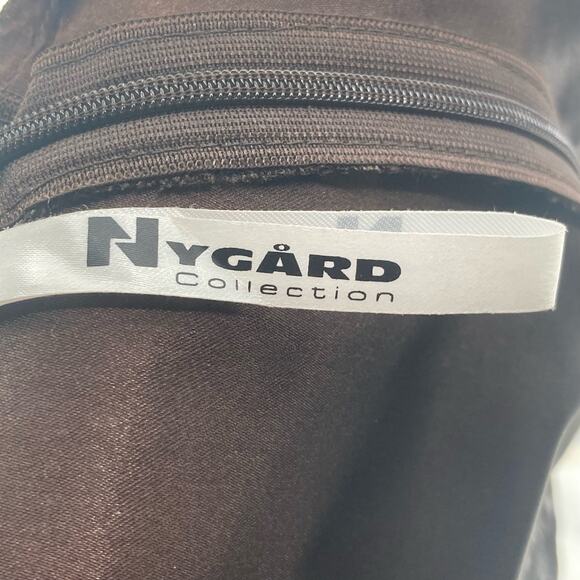 Nygard Boho Lace Overlay Brown Midi Skirt Women’s Size 20 3X Zip Closure - Picture 8 of 11